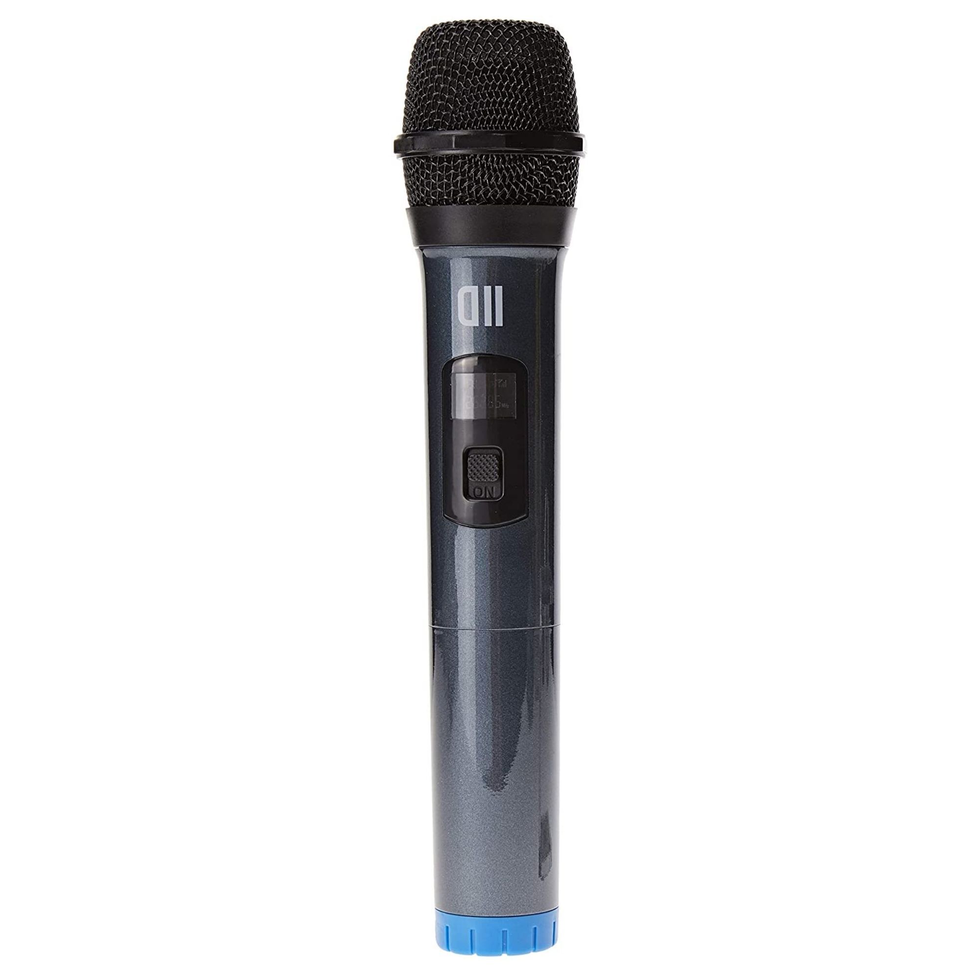 WE Wireless Dynamic Omnidirectional Microphone with Rechargeable Receiver and 6.35mm Jack, BLUE