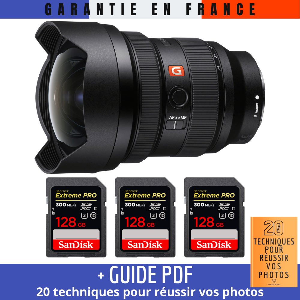Sony FE 70-200mm f/4 G OSS Lens + 3 SanDisk 128GB UHS-II Cards (Guide PDF Included)