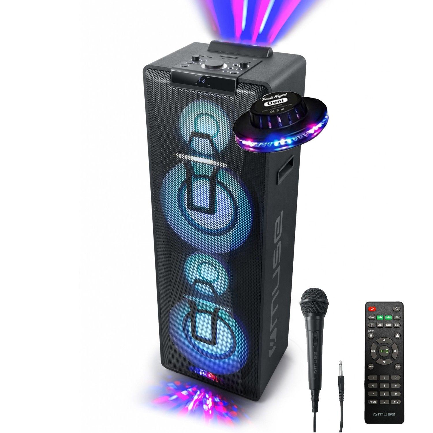 Muse M-1990DJ Party Box Bluetooth Speaker with LED Light - 1000W