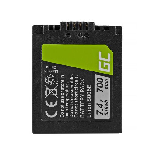 Batería Green Cell® DMW-BMA7 para Panasonic Lumix FZ y Leica V-Lux 1