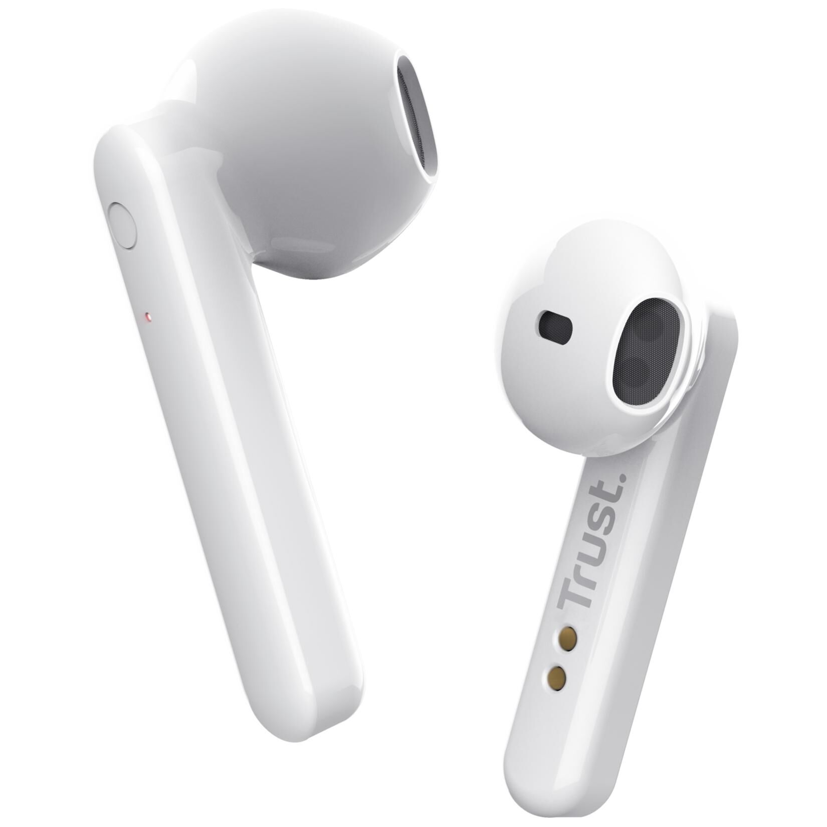 Trust Primo Touch True Wireless Stereo Earbuds (TWS) - Bluetooth Calls/Music White