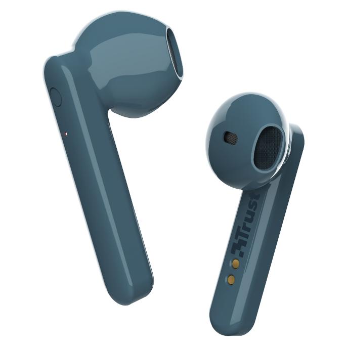 Trust Primo True Wireless Stereo Earbuds (TWS) - Bluetooth Calls/Music, Long-Range Connectivity, Portable Charging Case