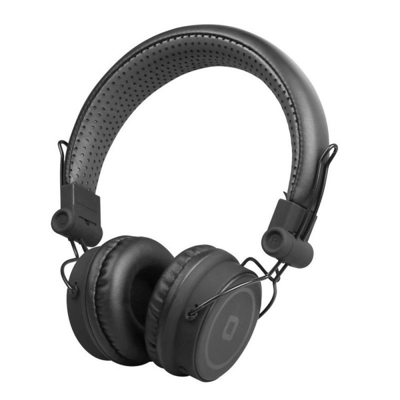 SBS TTHEADPHONEDJBTK Over-Ear Headphones with Built-in Microphone - Black