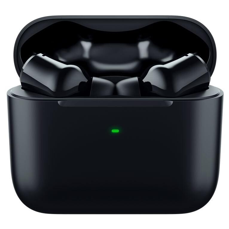 Razer Hammerhead True Wireless (2021) - Bluetooth Headphones with Microphone - Active Noise Cancellation - 60ms Low Latency Game Mode - Black
