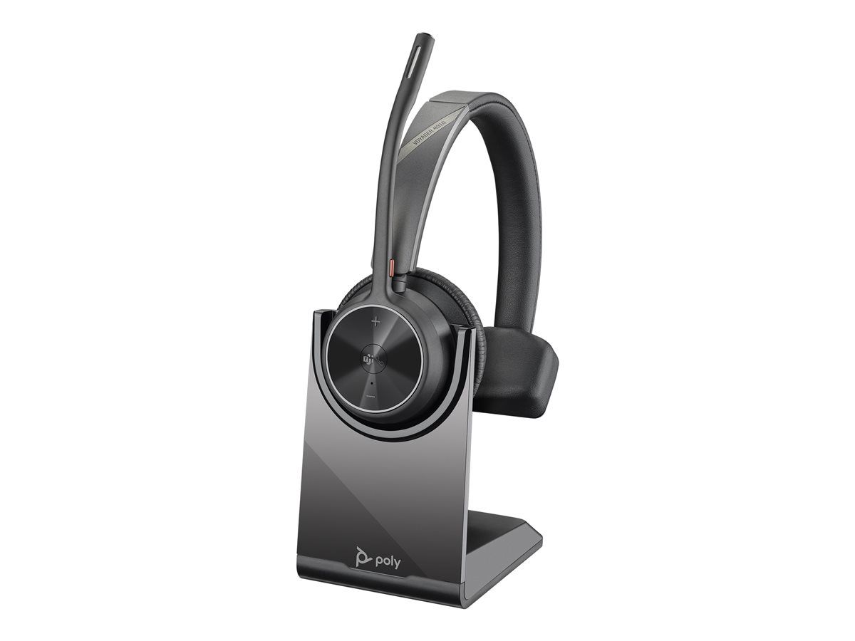 Poly Voyager 4310 UC Series - Microsoft Teams Microphone Headset - Wireless Bluetooth Over-Ear - USB-C