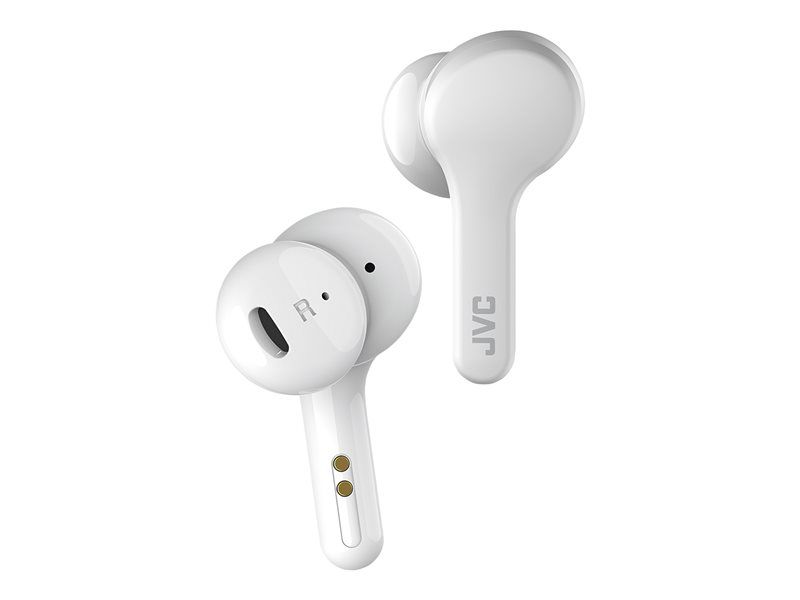 JVC HA-A8T Wireless Earbuds with Microphone - White