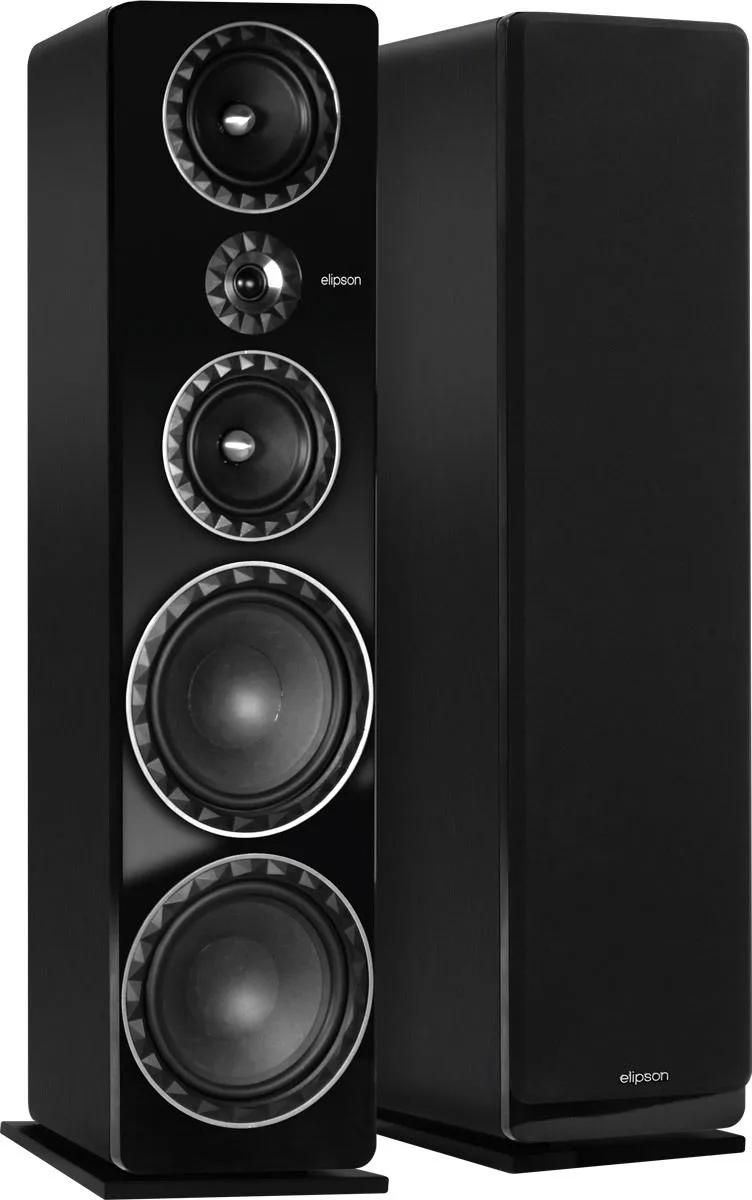 Elipson Prestige Facet 34F Speakers - 300 Watt - Tridirectional - Gloss Black