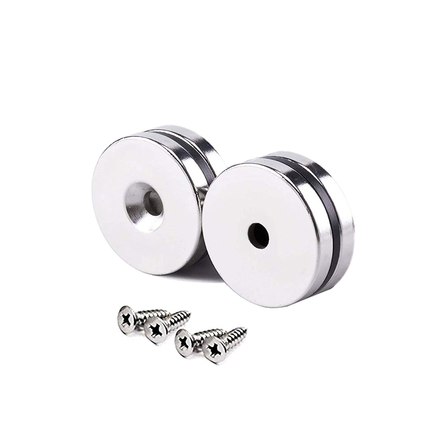 HDME 4-Piece Magnetic Base Kit with Screws for Omnidirectional UHF Antenna - RV