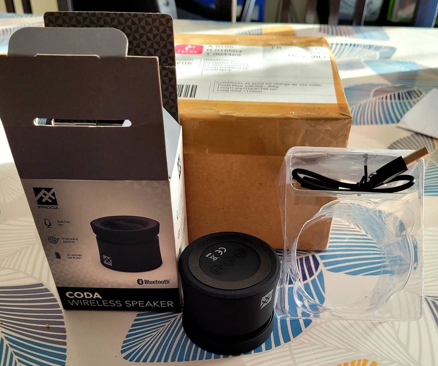 Zagg Coda Wireless Bluetooth Speaker - Black