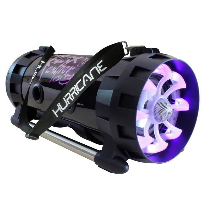 Black Panther City Bluetooth Speaker Hurricane Light - Black