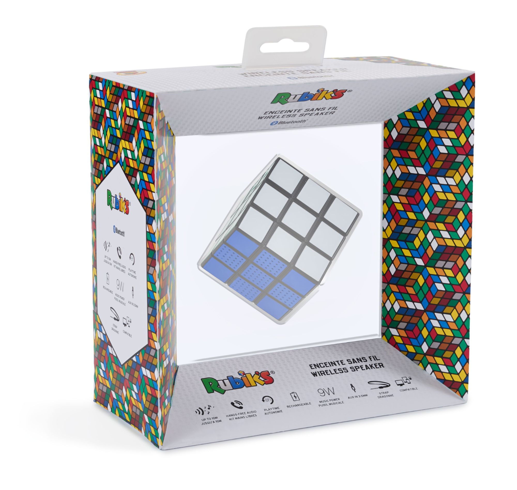 Bigben Rubik's BT17 - Wireless Bluetooth Speaker - Yellow