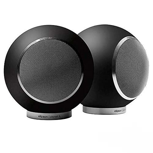 Elipson Planet L Bookshelf Speakers - Black Lacquer