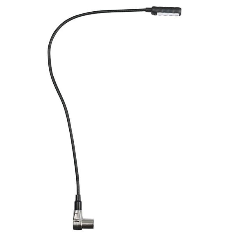 Dap Audio GooseLight 3-Pin XLR Bent Connector with White LED