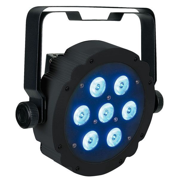 Showtec Compact LED Tri-Beam Projector (Black)