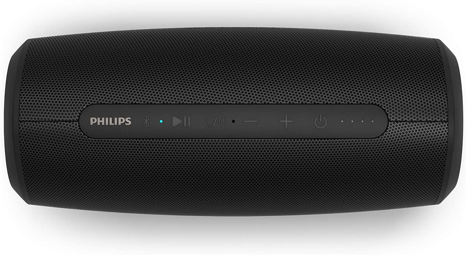 Altavoz Bluetooth portátil a prueba de agua con una duración de batería de 20 horas - Negro