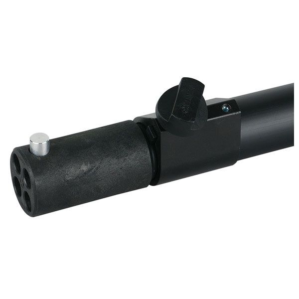 Showtec Telescopic Pipe & Drape Stand, 47-79 inches, Black