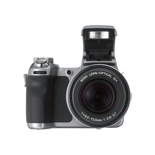 Cámara digital Sony CompactH1 - 5.1MP - Zoom óptico 12x - Flash de 32MB