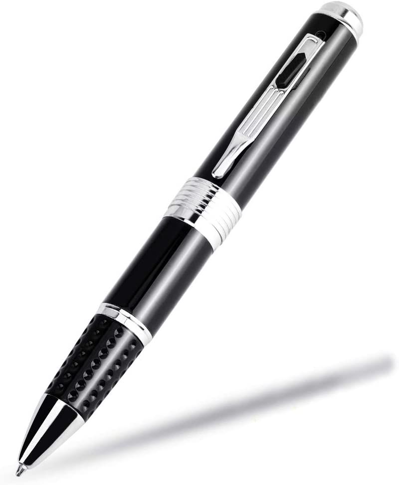 Banglin 1080P Spy Pen Camera with 16GB Micro SD Card - Grey Black