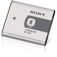 Sony InfoLithium K-type NP-BK1 Lithium-Ion Battery - 970 mAh - for MHS-CM5, PM5; Cyber-shot DSC-S950, S980, W180, W190, W370; Webbie HD MHS-PM1