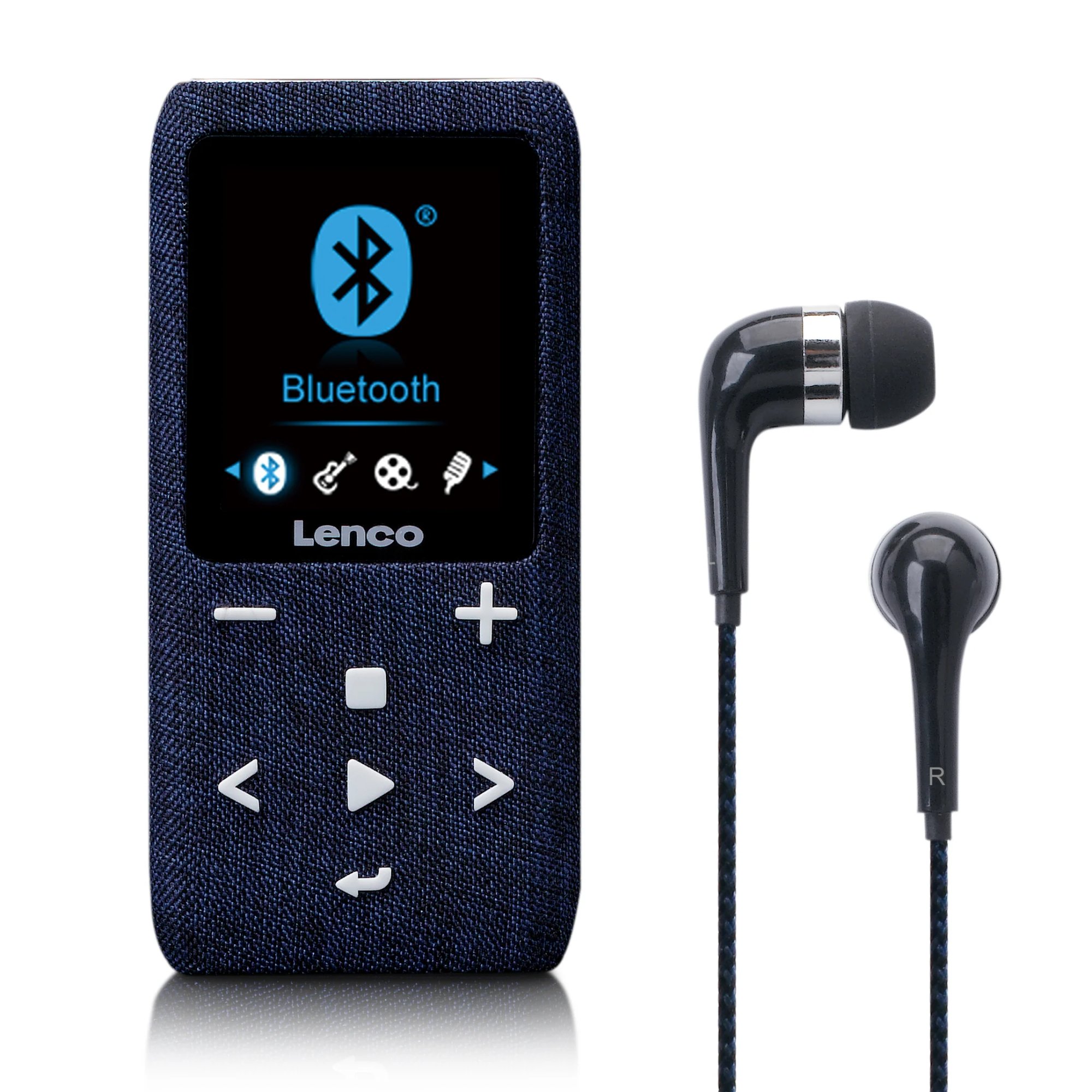 Lenco Xemio-861BU - MP3/MP4 Player with Bluetooth and 8GB Micro SD Card - Blue