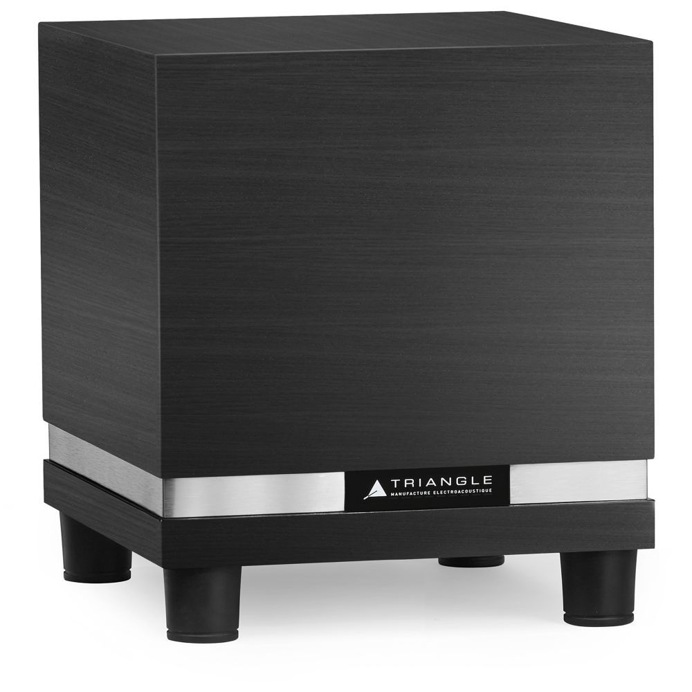 Triangle Thetis 300 Wood-Veneer Subwoofer, Black