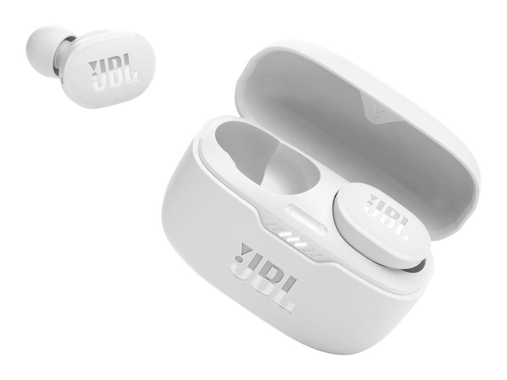 JBL Tune 130NC TWS - Bluetooth Wireless Earbuds with Mic - Active Noise Cancellation - White