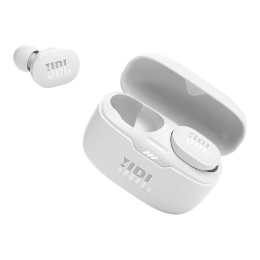 JBL Tune 130NC TWS - Auriculares inalámbricos con micrófono y cancelación activa de ruido - blanco