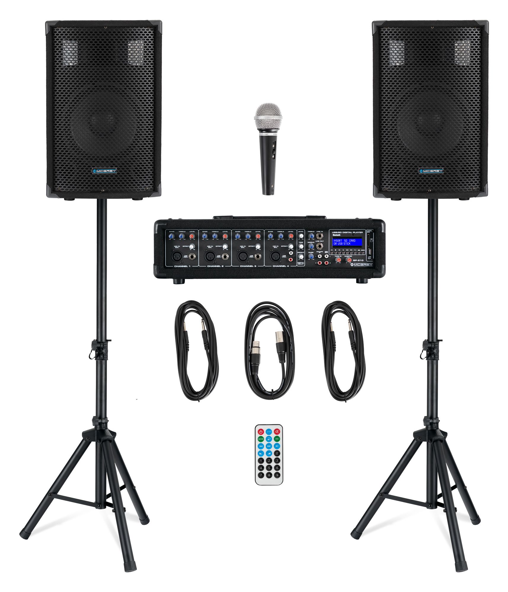 McGrey BP-210 Bandpack Installation PA System 100 Watt