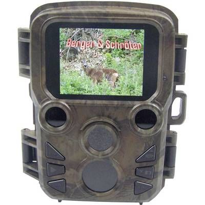 Berger & Schröter Mini Hunting Camera 16MP Black LED, Low Intensity LED, Time-lapse Camouflage