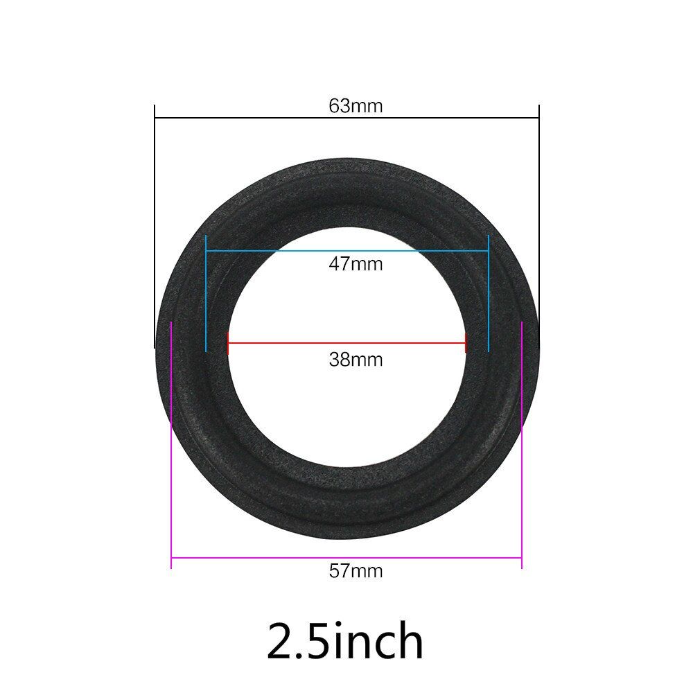 Nipseyteko 2-Inch Speaker Repair O-Rings (2 Pieces)