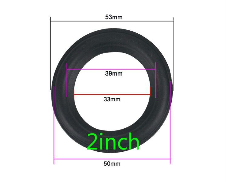 Nipseyteko 2-Inch Speaker Suspension Rubber Repair Kit