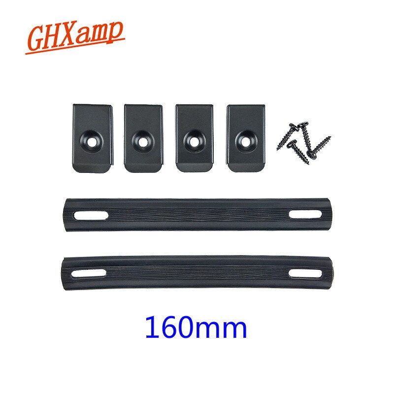 Nipseyteko Guitar Speaker Handle, 2-Piece Furniture Grip with Iron Hand Loop for Audio Accessories (160mm)