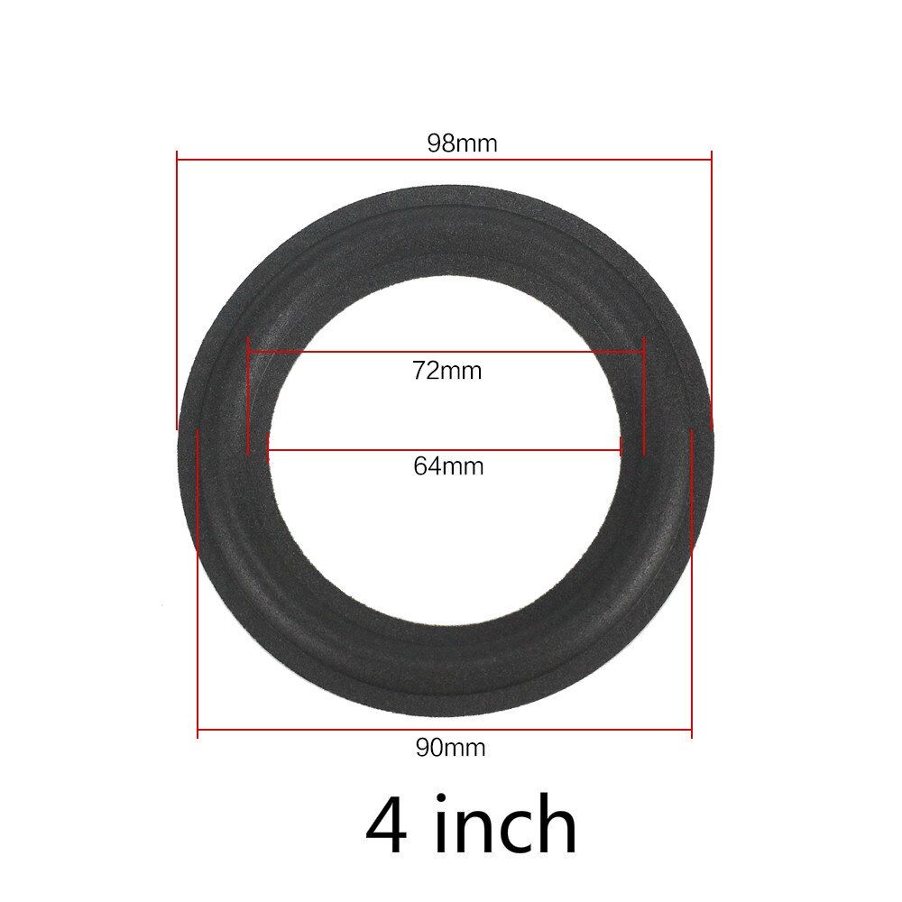 Nipseyteko Speaker Repair O-Rings, 4 inch, 2 Pack