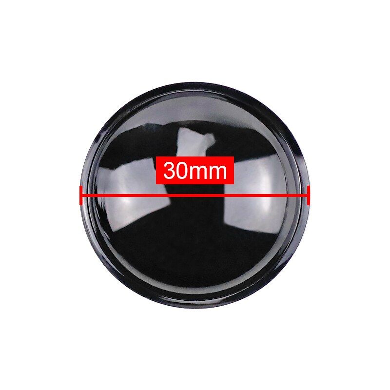 Nipseyteko Speaker Dust Covers, 2 Pack, Black Plastic, 30mm