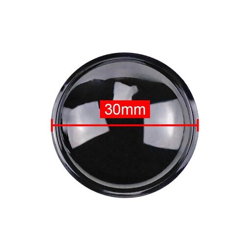 Couvercles anti-poussière pour haut-parleur Nipseyteko, lot de 2, plastique noir brillant, 30 mm