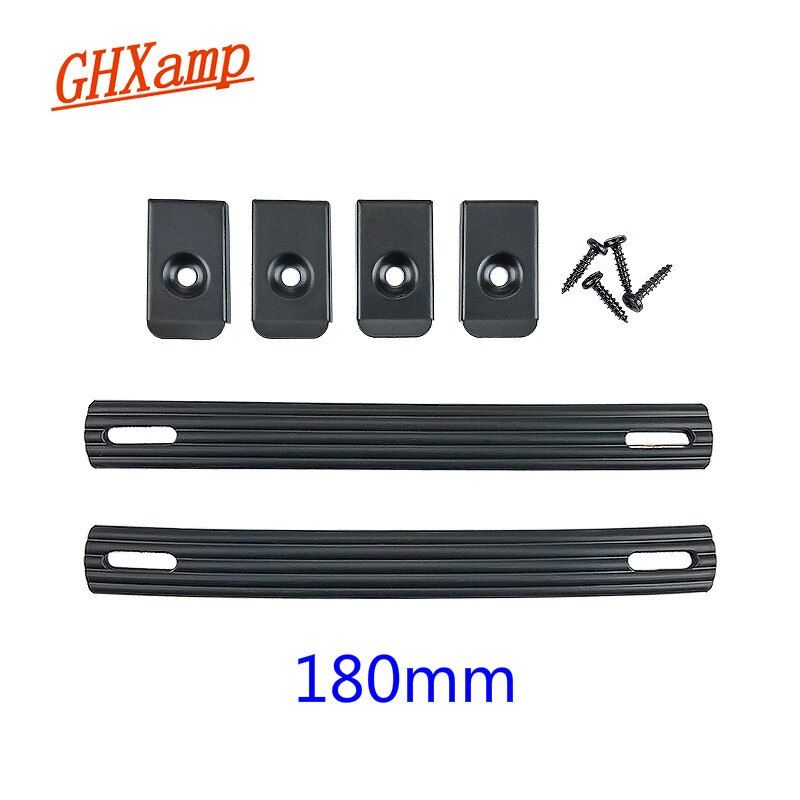 Nipseyteko 180mm Audio Speaker Guitar Handle, 2-Piece Furniture Grip with Iron Hand Loop
