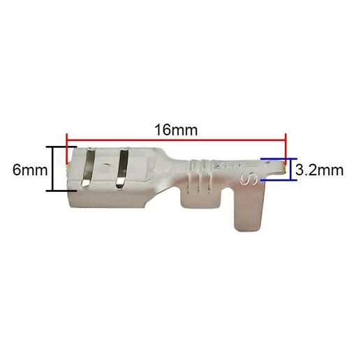 Nipseyteko Car Audio Speaker Connector (Small, Medium, Large) with Spring Terminals - 10 Pack (Medium)