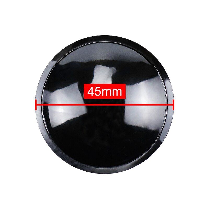 Nipseyteko Speaker Dust Covers (2-Pack, Black, 45mm)