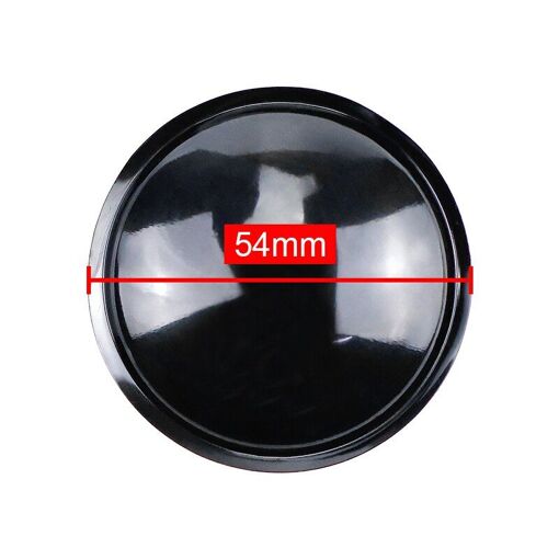 Couvercles anti-poussière pour haut-parleur Nipseyteko (Noir brillant, 2 pièces, 54 mm)