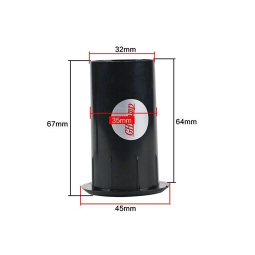 Nipseyteko 4-Inch Reversed Tube Speaker with Bass Port and ABS Subwoofer