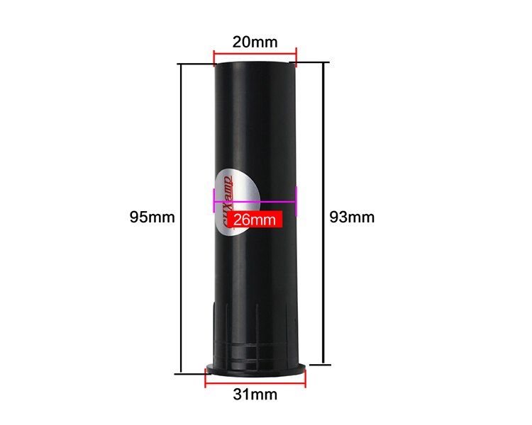 Nipseyteko 3-inch Inverted Tube Speaker with Bass Port and ABS Subwoofer