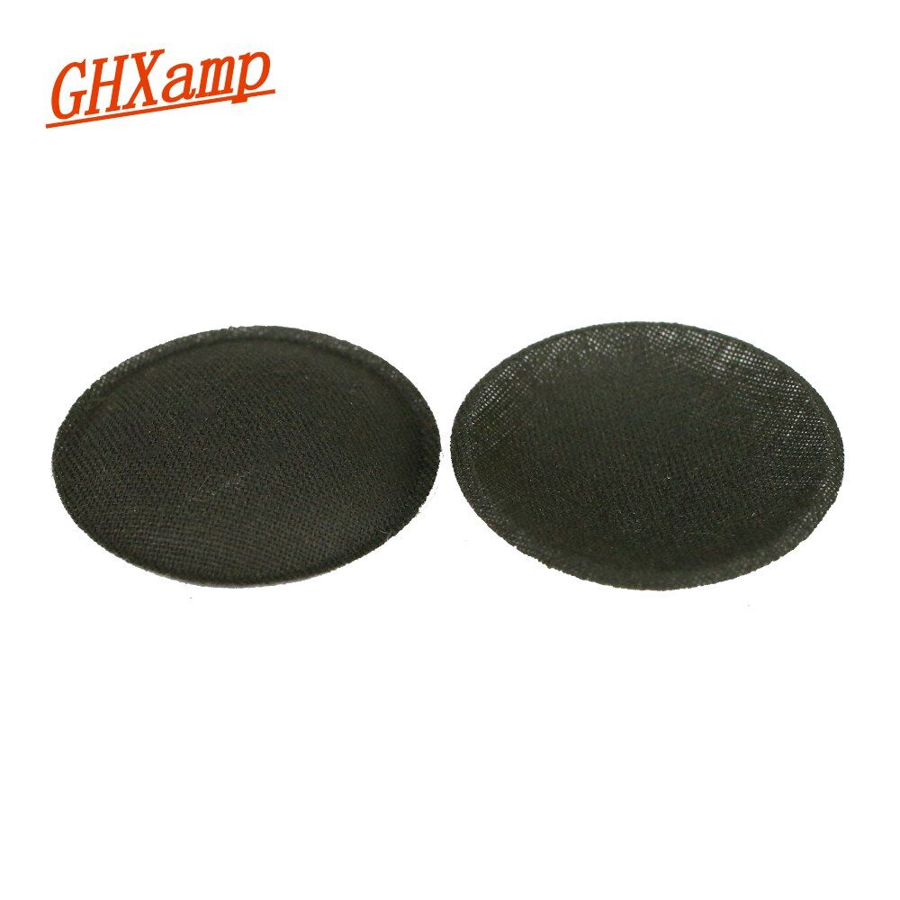 Nipseyteko Dust Cover, 31mm Coaxial Speaker Repair Parts, 30-Heart, Soft Breathable Fabric Speaker Dust Cap, 2 Pieces