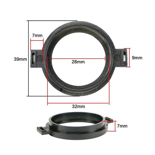 Support pour bobine vocale de tweeter Nipseyteko à 25 cœurs, 2 pièces - Supports en plastique encastrés pour bobines vocales Trebel
