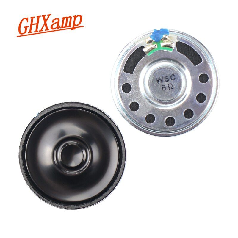Haut-parleur magnétique Nipseyteko, 2 pouces, 50MM, coque en fer, pot de gel floral, 8 ohms, 2W, 2 pièces