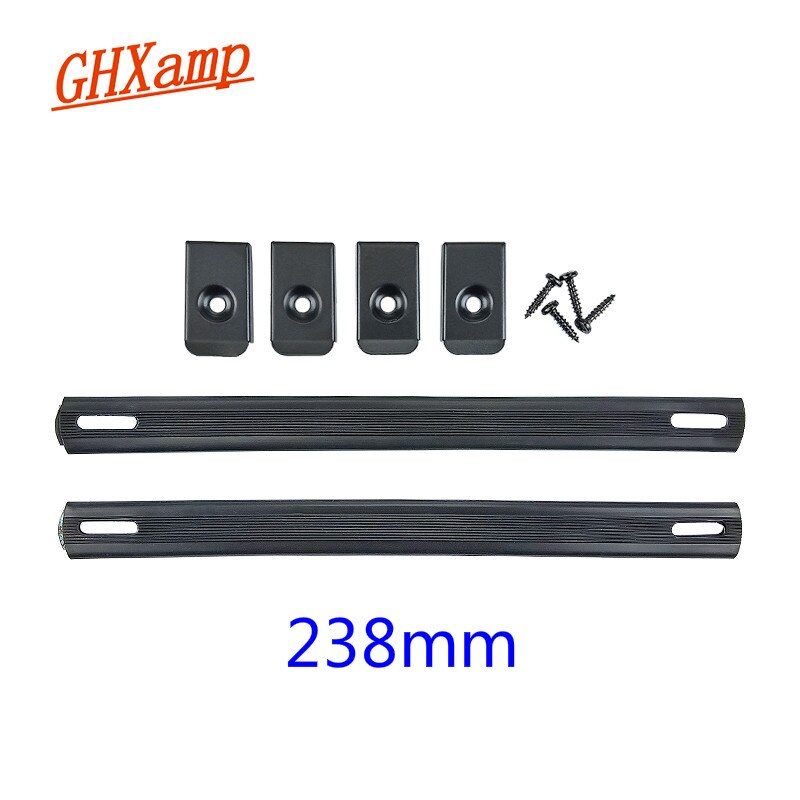 Nipseyteko 238mm Audio Handle, 2-Piece Furniture Grip with Iron Hand Loop for Speaker Guitar Accessory
