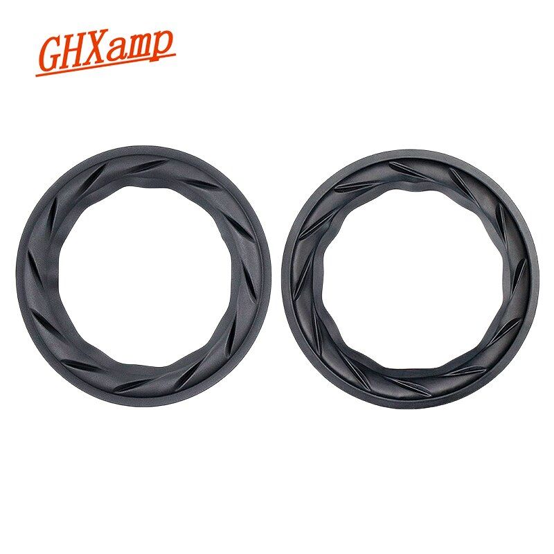 Nipseyteko Rubber Suspension Speaker, 6 inches, 154x106mm, Wave Repair, Surround Edge for Horn Audio Parts, 2 Pieces