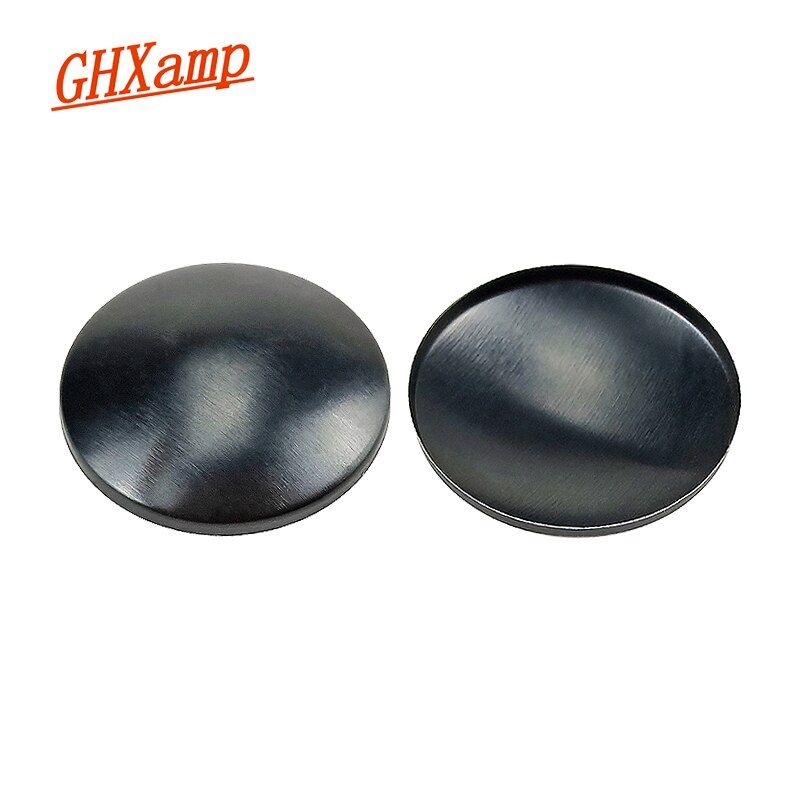 Nipseyteko Speaker Dust Cap, 26mm, Black Aluminum, Dust Film, Speaker Accessories, 2 Pieces