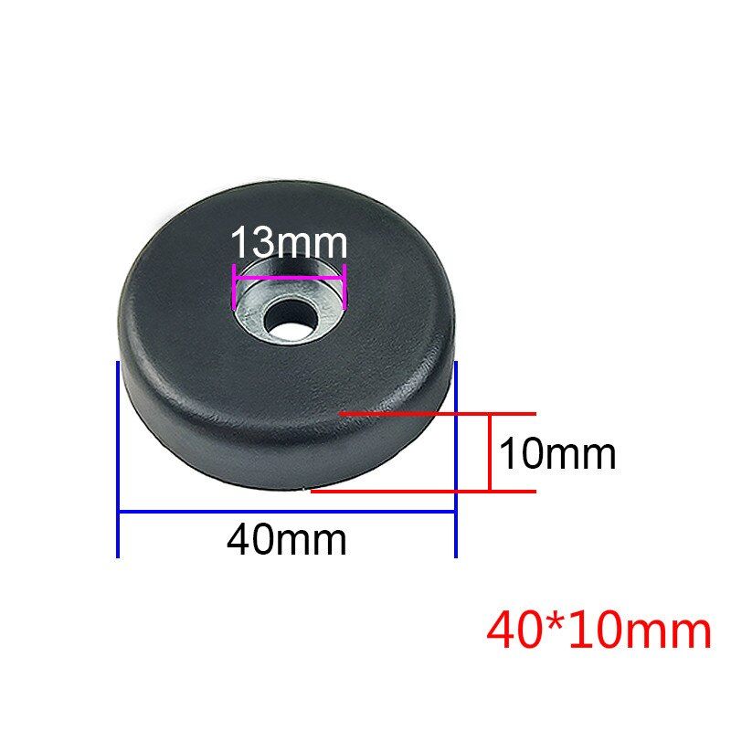 Soporte para altavoces Nipseyteko, pack de 4 (40 x 10 mm)