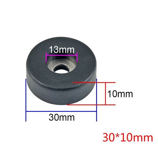 Nipseyteko Speaker Stand Set, 4-Piece Anti-Slip Rubber Boasts with Foot Pads