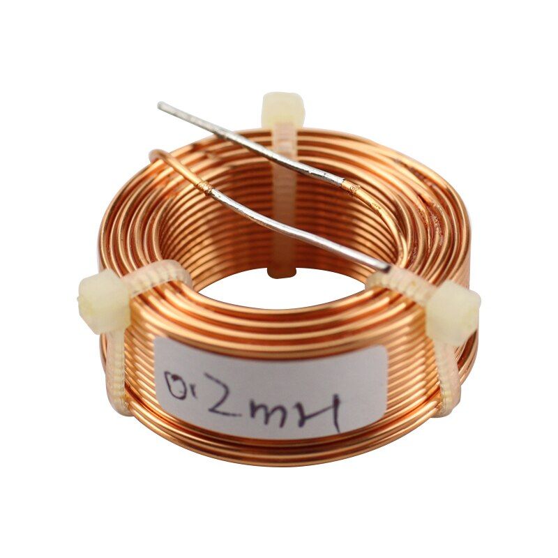 Bobina de altavoz de Nipseyteko de cobre sin oxígeno 0,8 mm, 0,2 mH Accesorios de audio HIFI